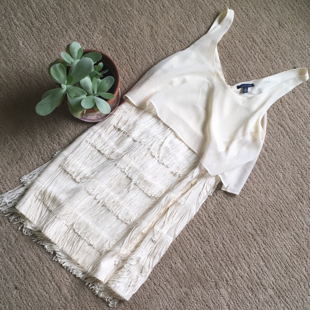 American eagle fringe dress 1920s flapper